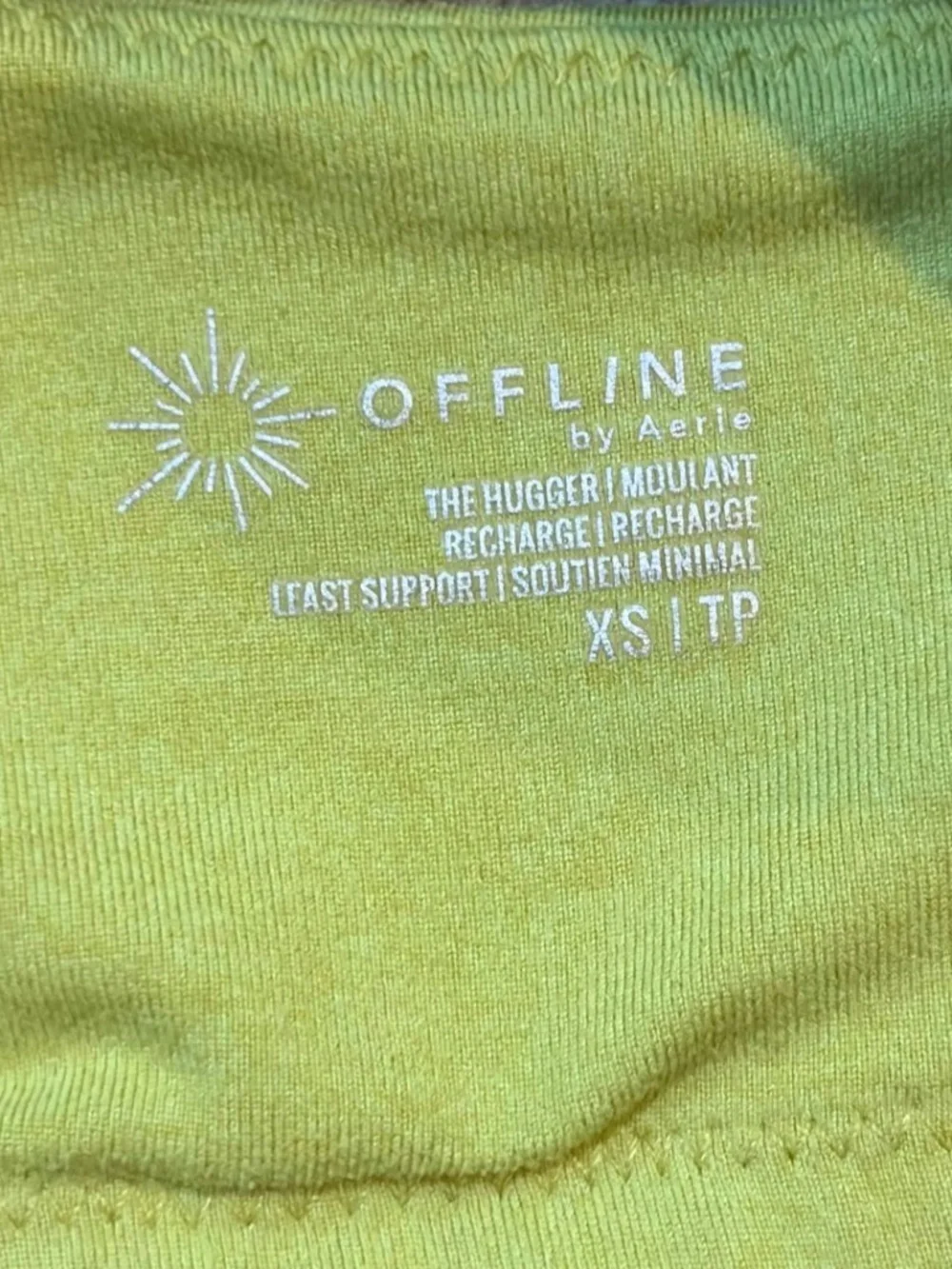 Offline By Aerie The Hugger Off Shoulder Sports Bra